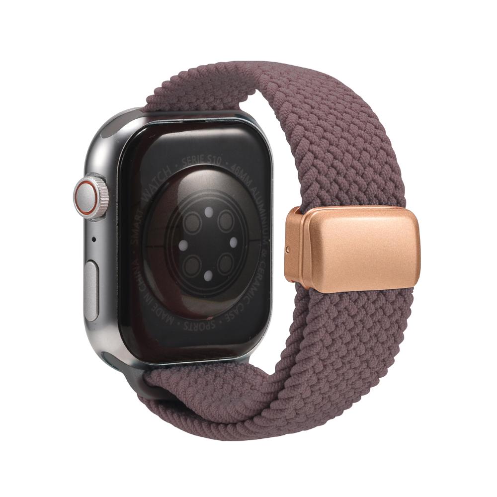 Loop Nylonarmband für Apple Watch 1-11/SE1-3/Ultra1-3 - 42/44/45/49mm in Staubviolett - Universal