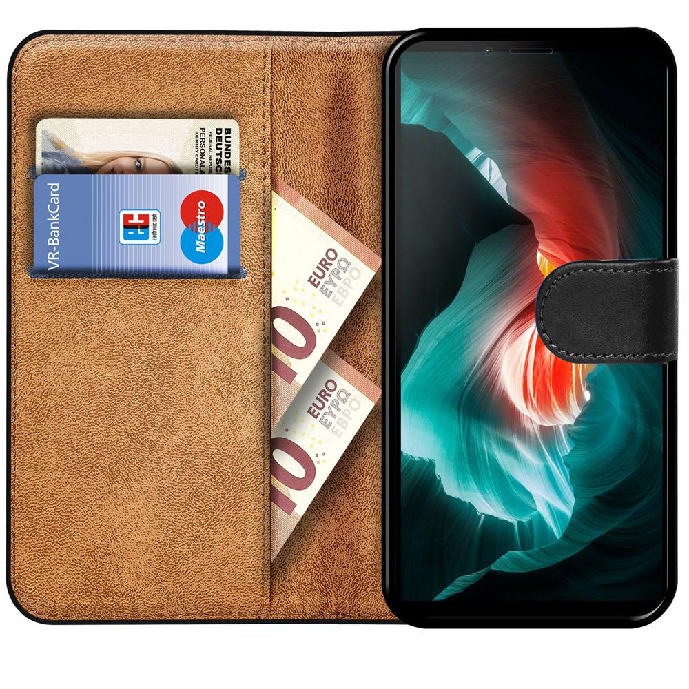 Basic Wallet für Sony Xperia 10 II in Schwarz