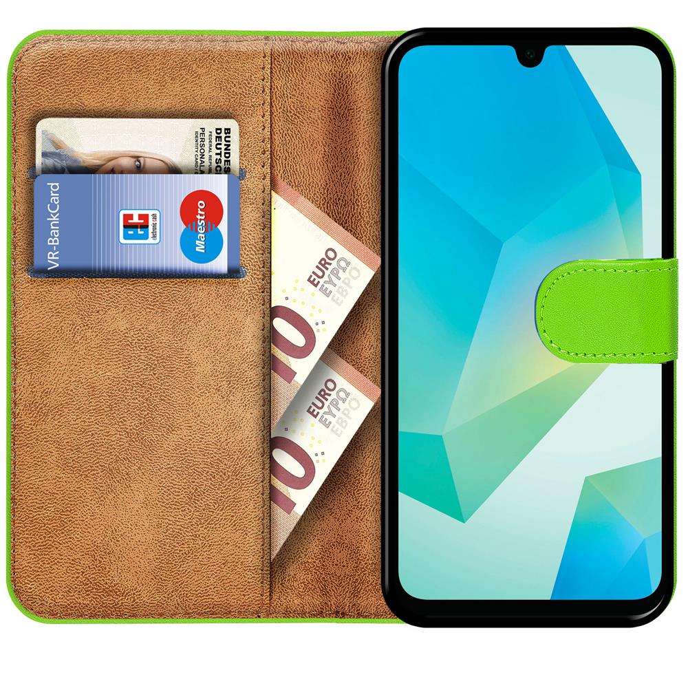 Basic Wallet für Samsung Galaxy A26 5G in Grün