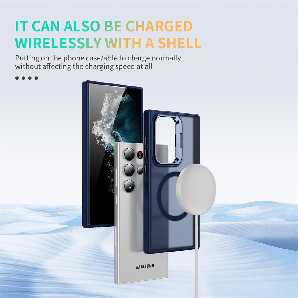 Skin MagSafe für Samsung Galaxy S24 Ultra in Dunkelblau