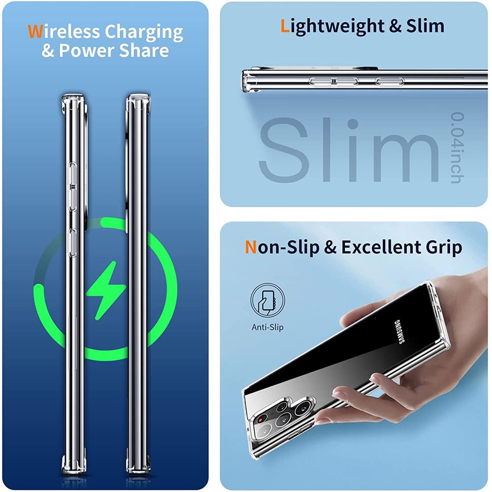 Zero für Samsung Galaxy S22 Ultra in Transparent