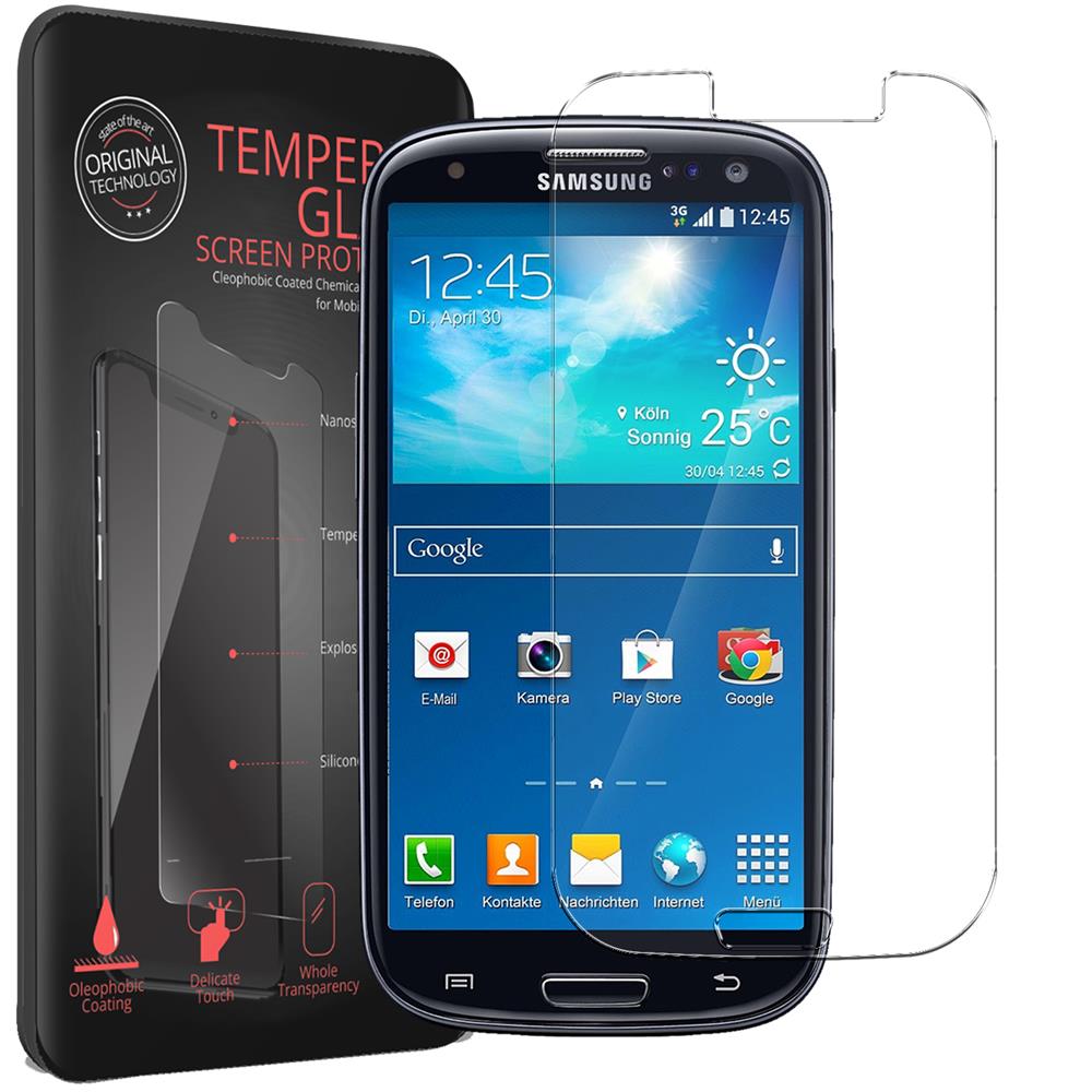 Glas 2in1 für Samsung Galaxy S3 / S3 Neo