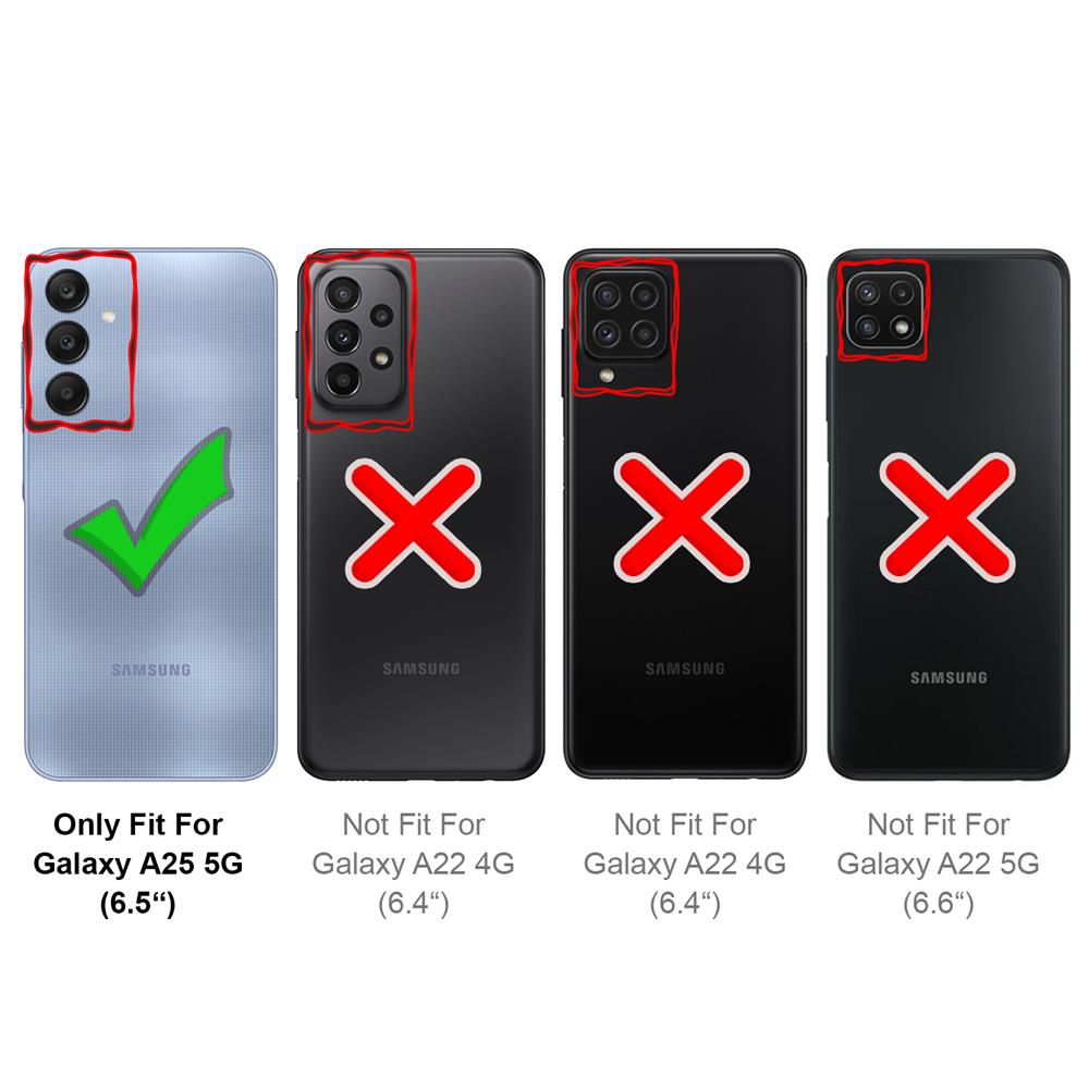 Rugged TPU für Samsung Galaxy A25 5G in Transparent