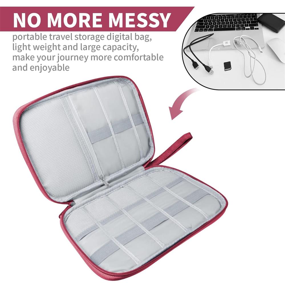 Reiseorganizer - Digital Bag in Rot