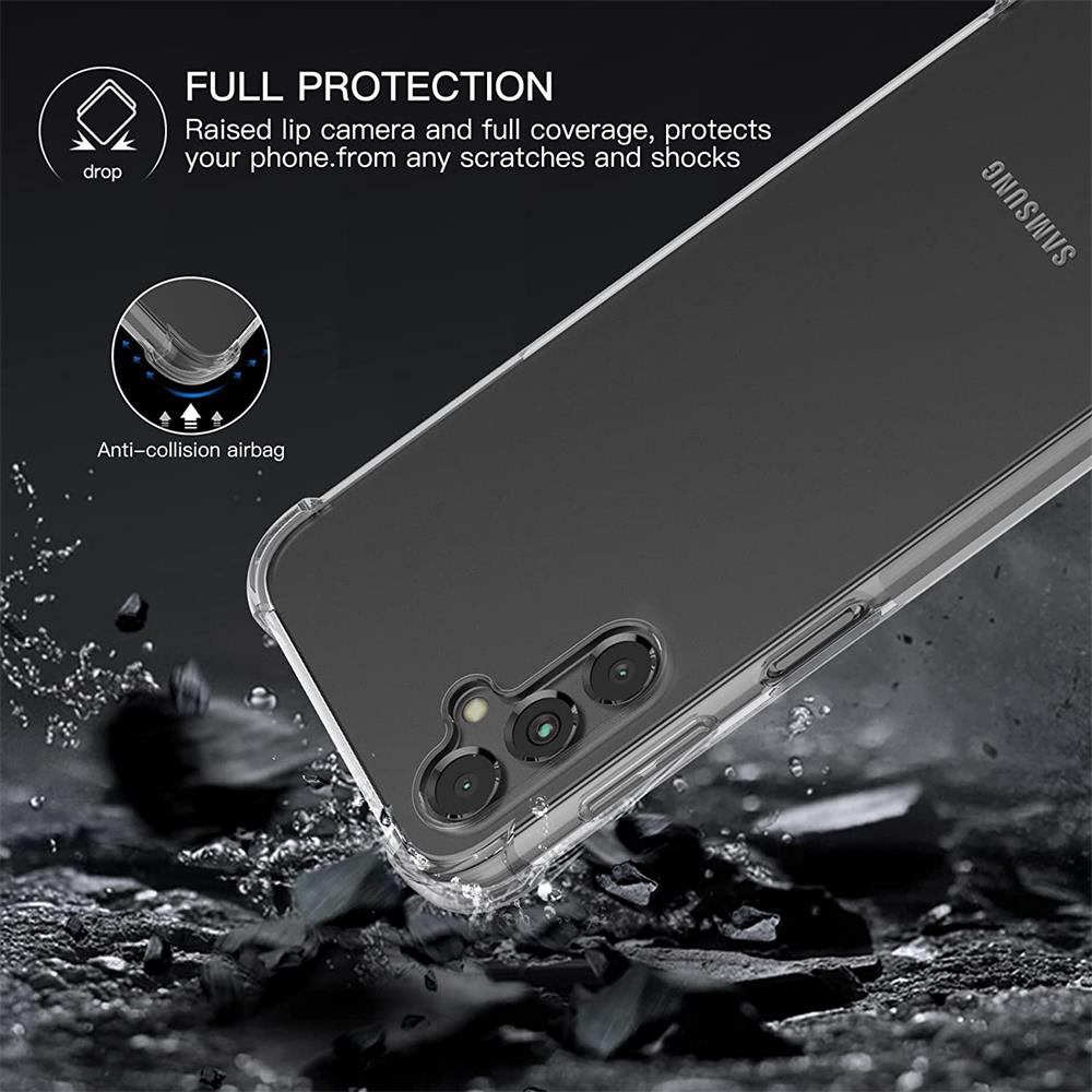 Rugged TPU für Samsung Galaxy A14 4G/5G in Transparent
