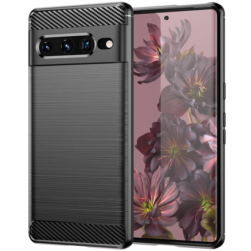 Carbon Brush TPU für Google Pixel 7 Pro in Schwarz
