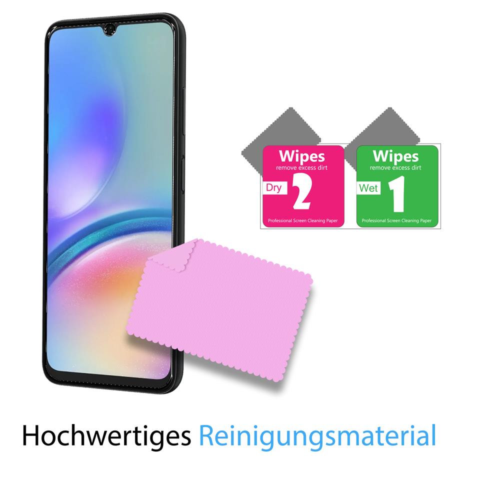 4in1 Glas Set für Samsung Galaxy A05s