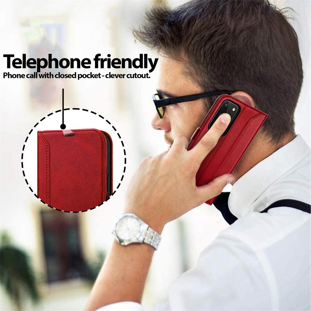 Nathy Wallet für Samsung Galaxy S20 Plus in Rot
