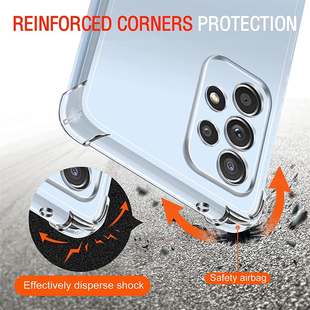 Rugged TPU für Samsung Galaxy A33 5G in Transparent