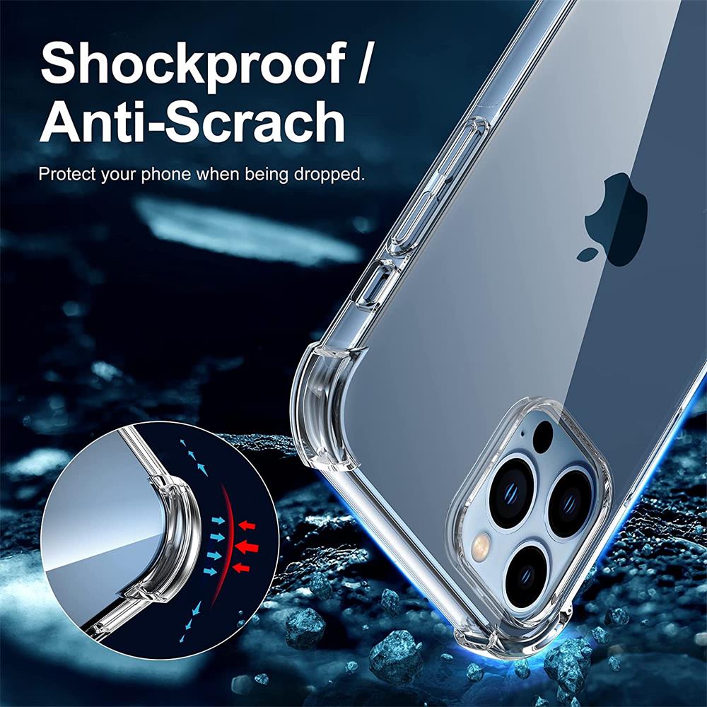 Rugged TPU für Apple iPhone 13 Pro Max in Transparent