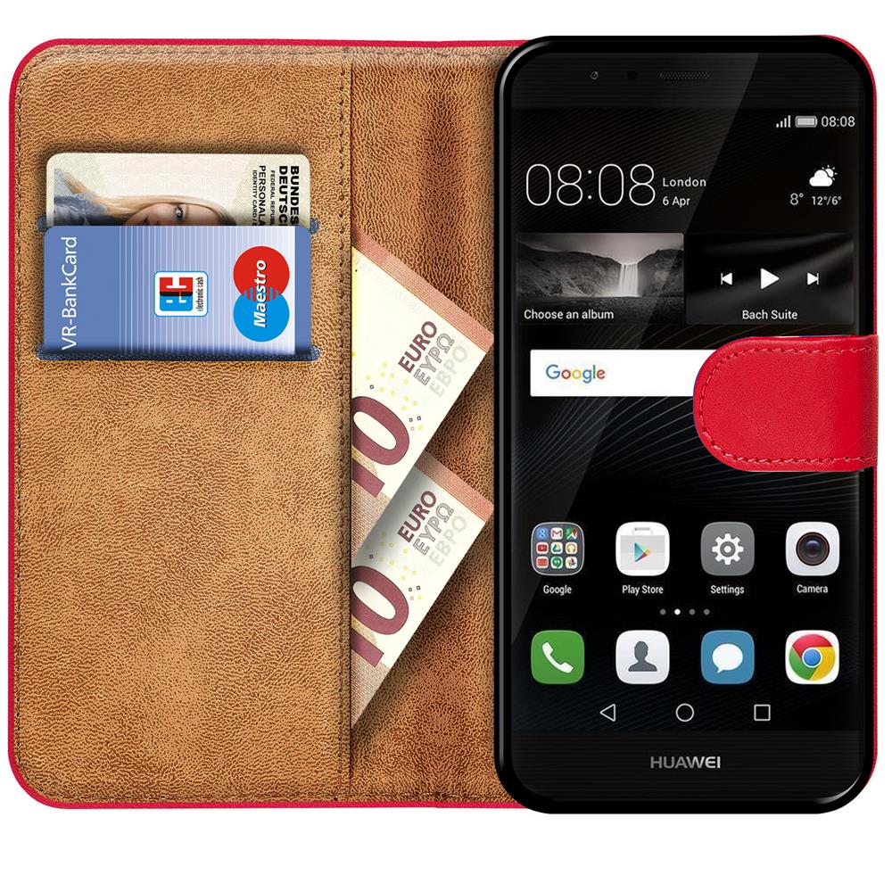 Basic Wallet für Huawei P9 Lite in Rot