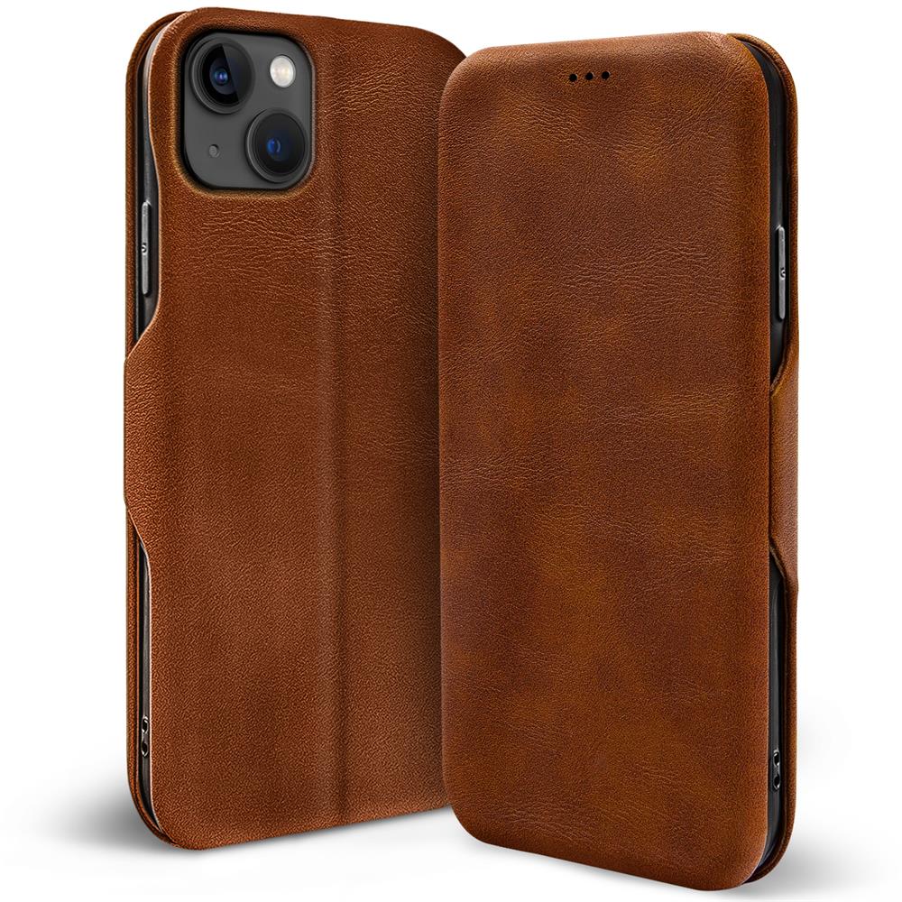 Shell Flip für Apple iPhone 15 Plus in Braun