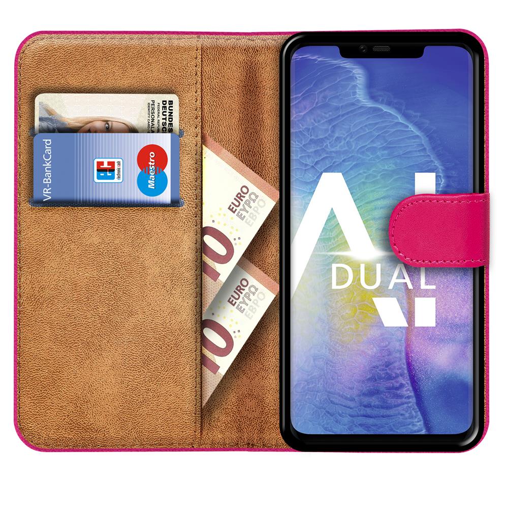 Basic Wallet für Huawei Mate 20 Pro in Pink