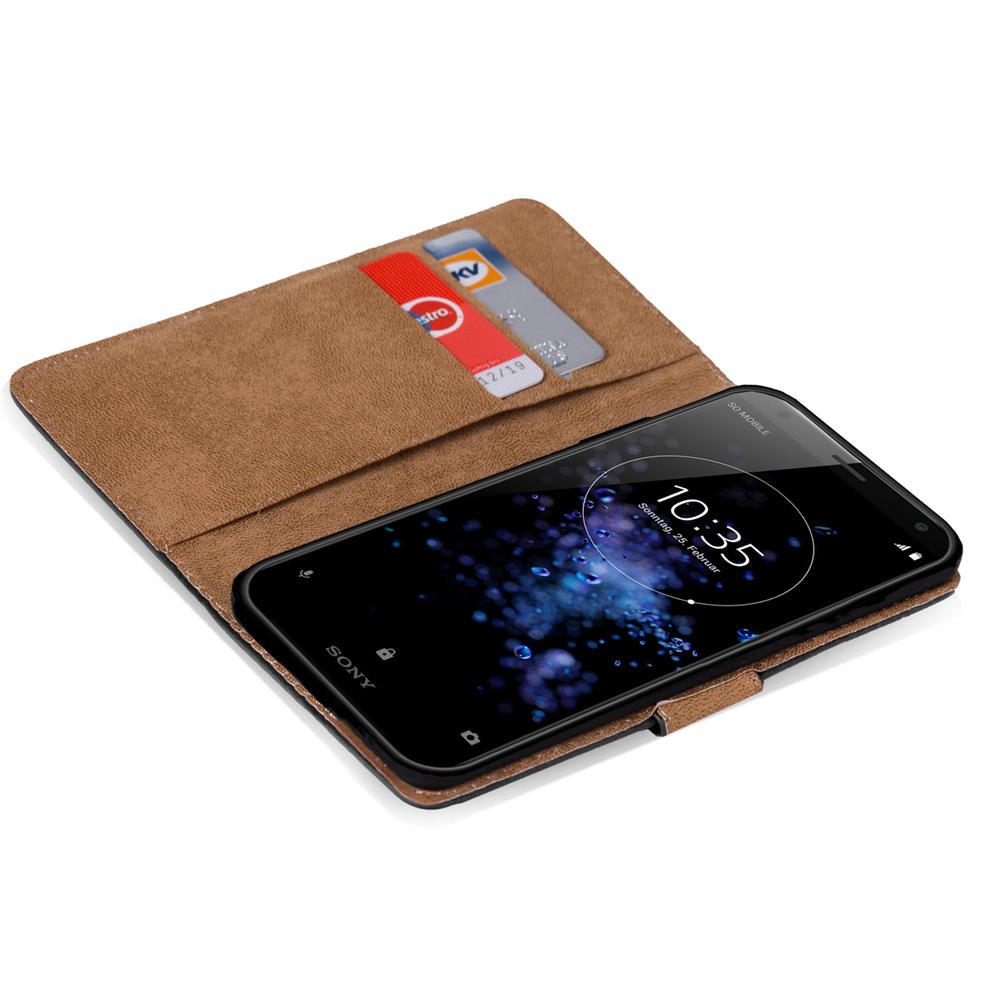 Basic Wallet für Sony Xperia XZ3 in Schwarz