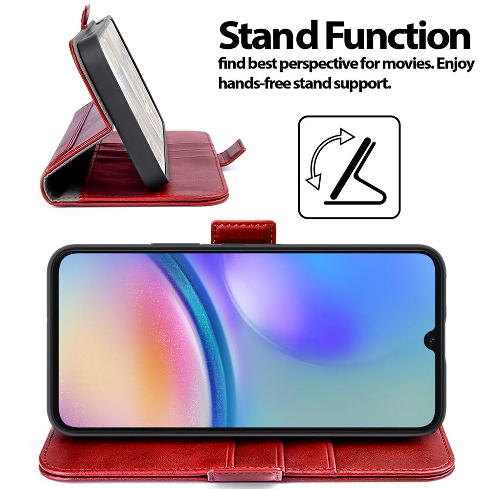 Nathy Wallet für Samsung Galaxy A16 5G in Rot