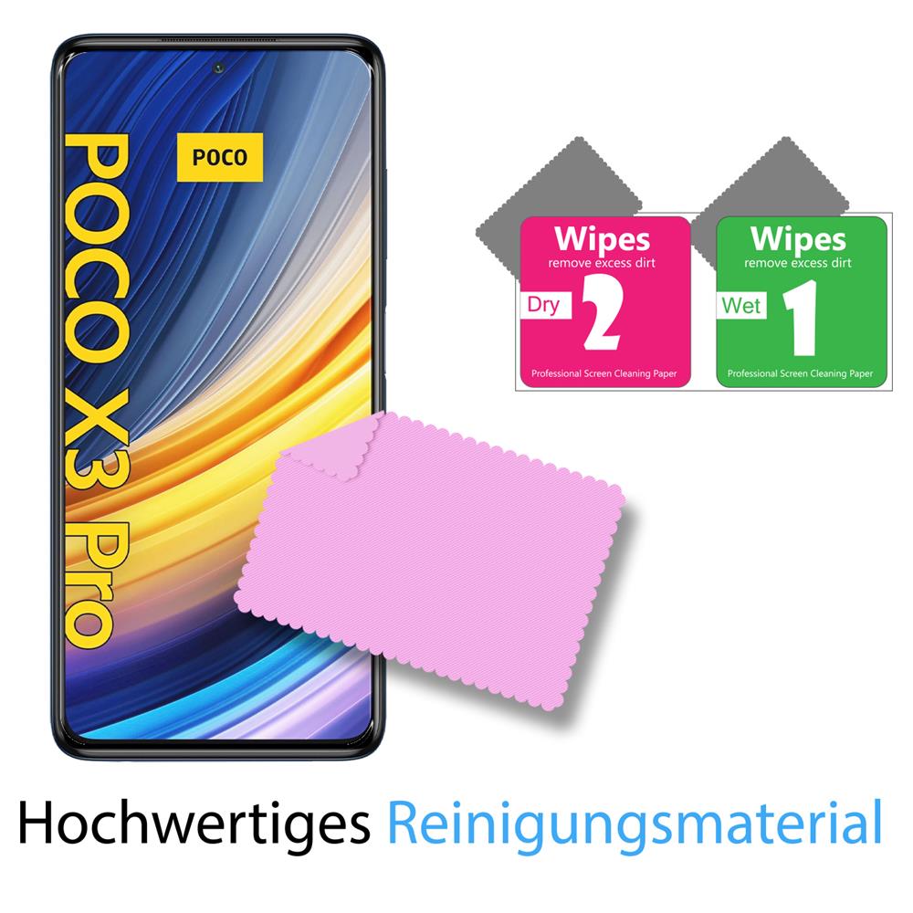 Glas 2in1 für Xiaomi Poco X3 Pro