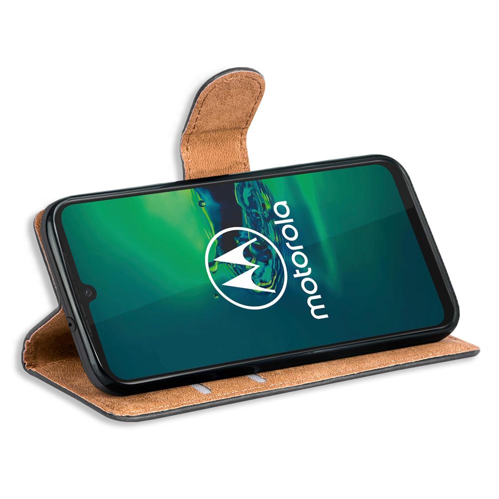 Basic Wallet für Motorola Moto G8 Plus in Schwarz