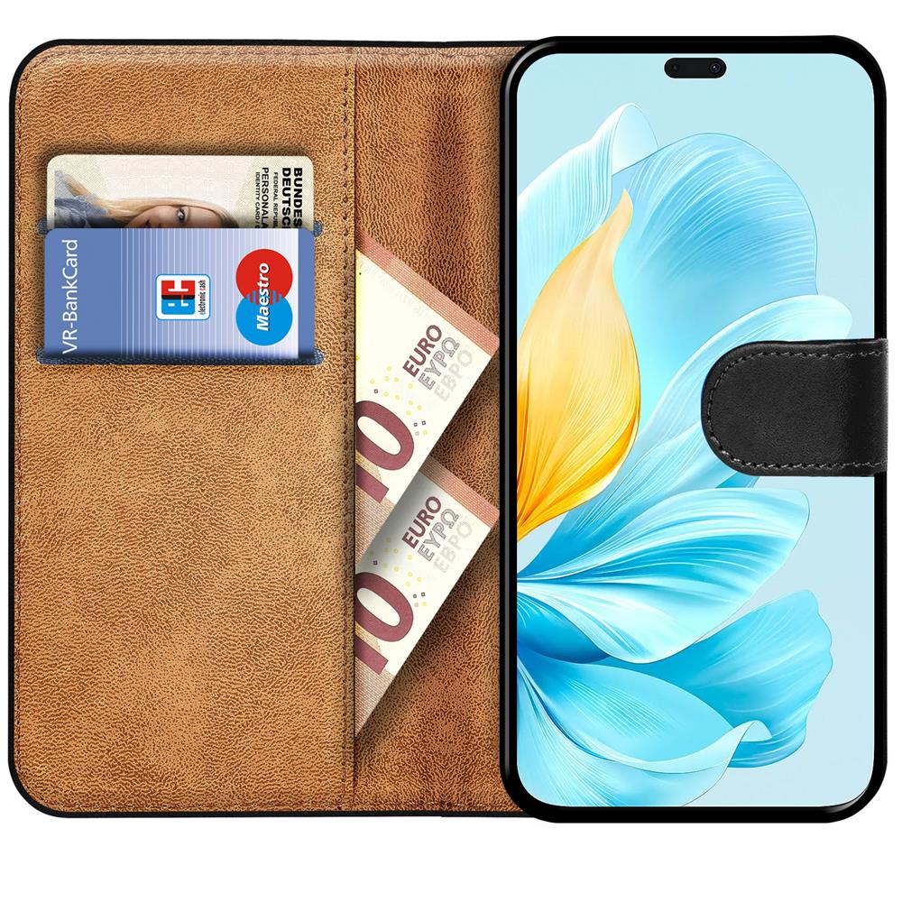 Basic Wallet für Honor 200 Lite in Schwarz