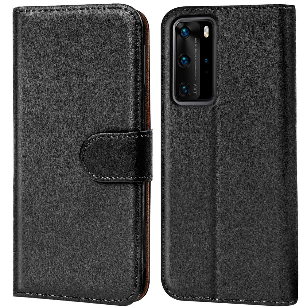 Basic Wallet für Huawei P40 Pro in Schwarz