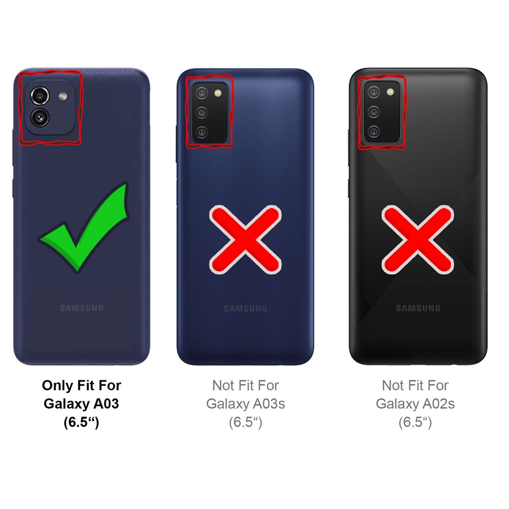 Rugged TPU für Samsung Galaxy A03 in Transparent