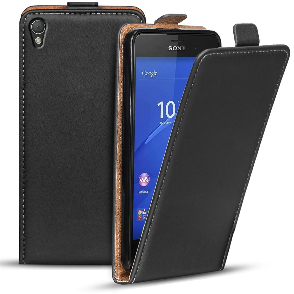 Basic Flip für Sony Xperia Z3 Plus in Schwarz