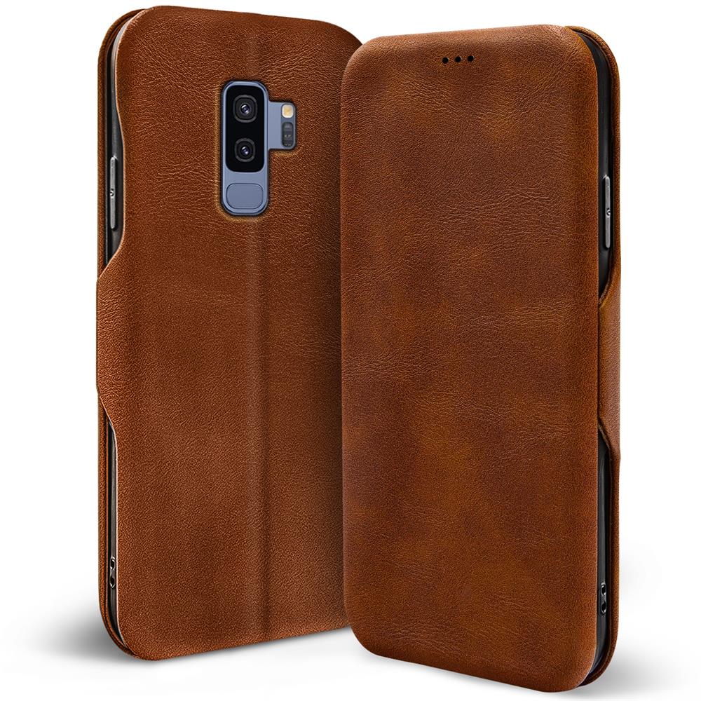 Shell Flip für Samsung Galaxy S9 Plus in Braun