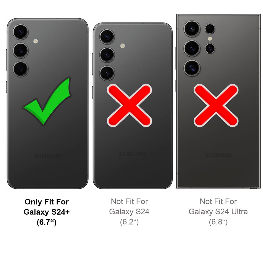 Magsafe TPU Case für Samsung Galaxy S24 Plus in Transparent