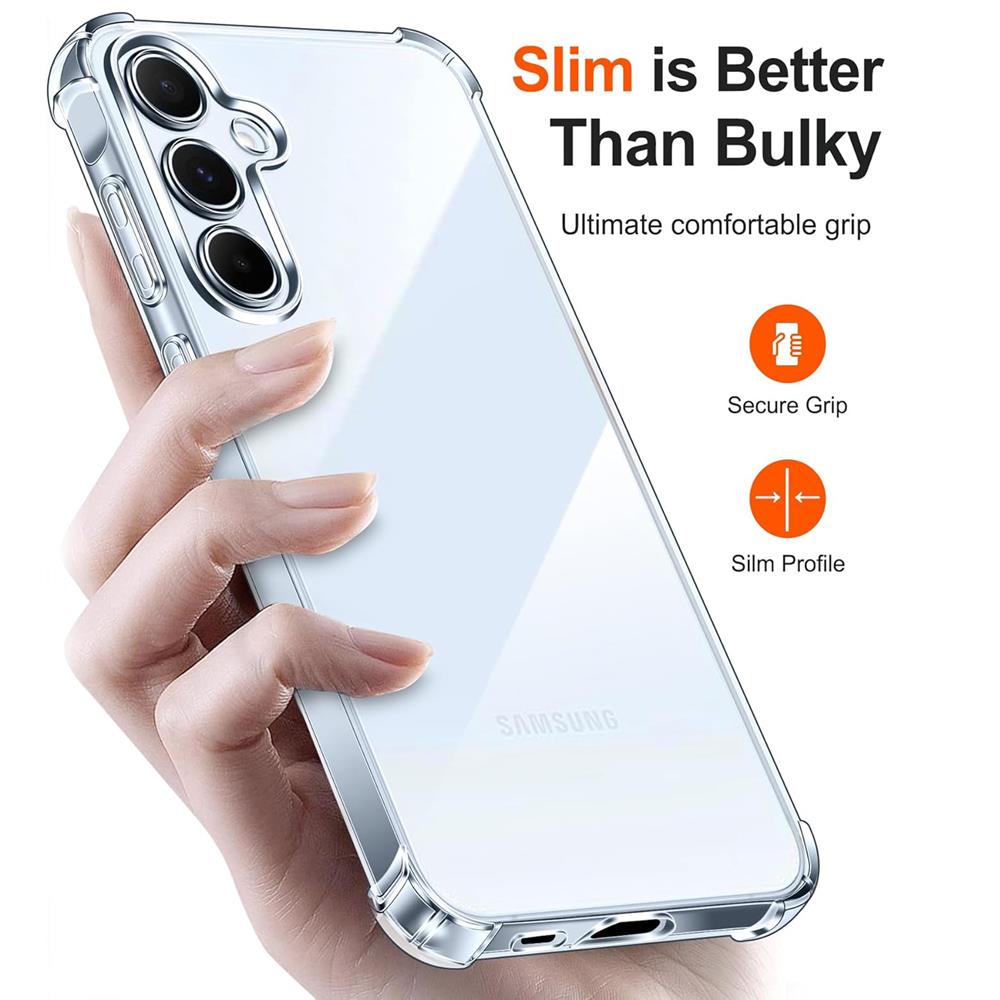 Rugged TPU für Samsung Galaxy A55 5G in Transparent