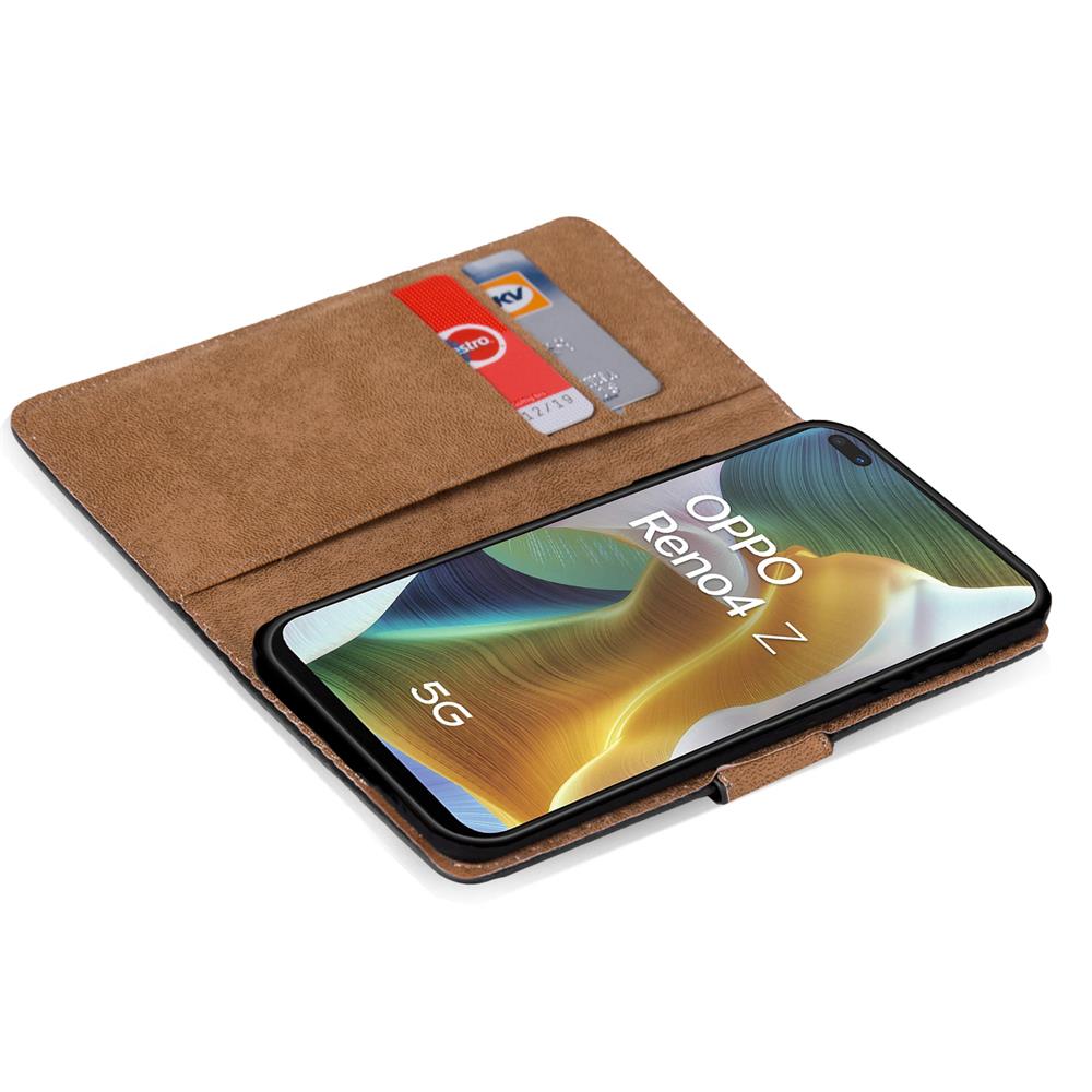 Basic Wallet für OPPO Reno 4 Z in Schwarz