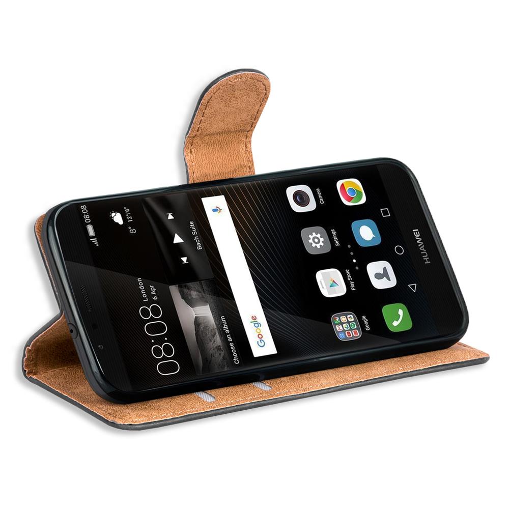 Basic Wallet für Huawei P9 Lite in Schwarz