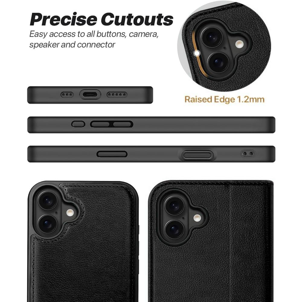 Magnetic Wallet für Apple iPhone 17e in Schwarz