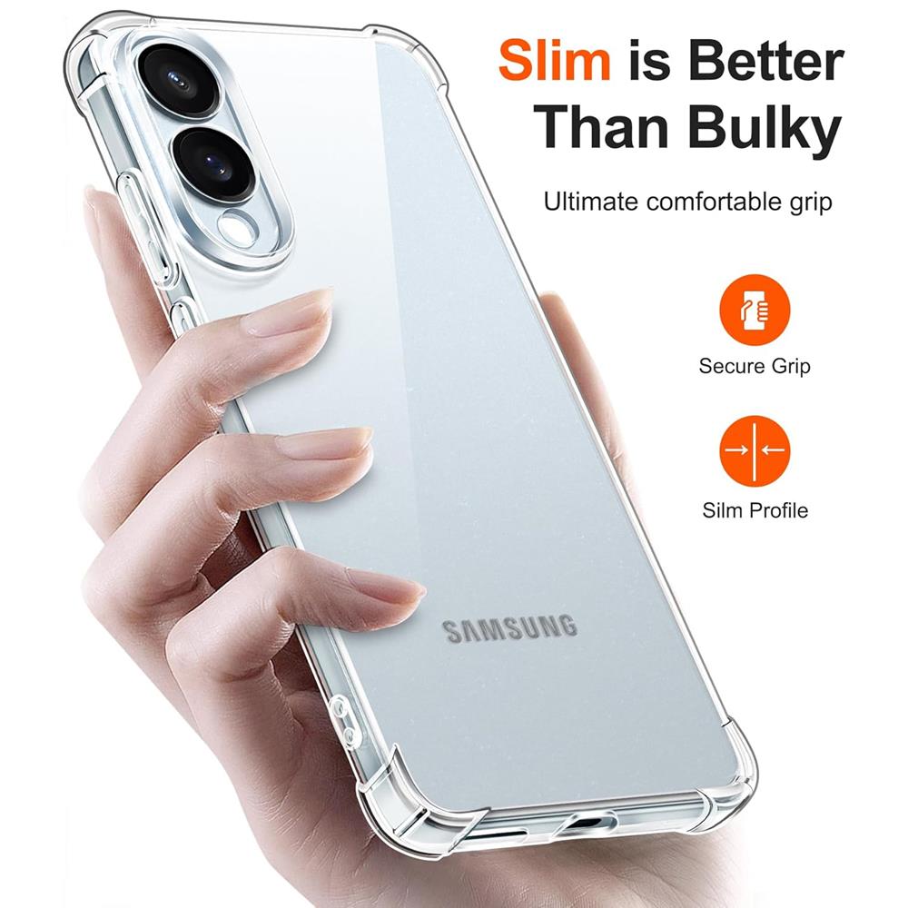 Rugged TPU für Samsung Galaxy S25 Edge in Transparent