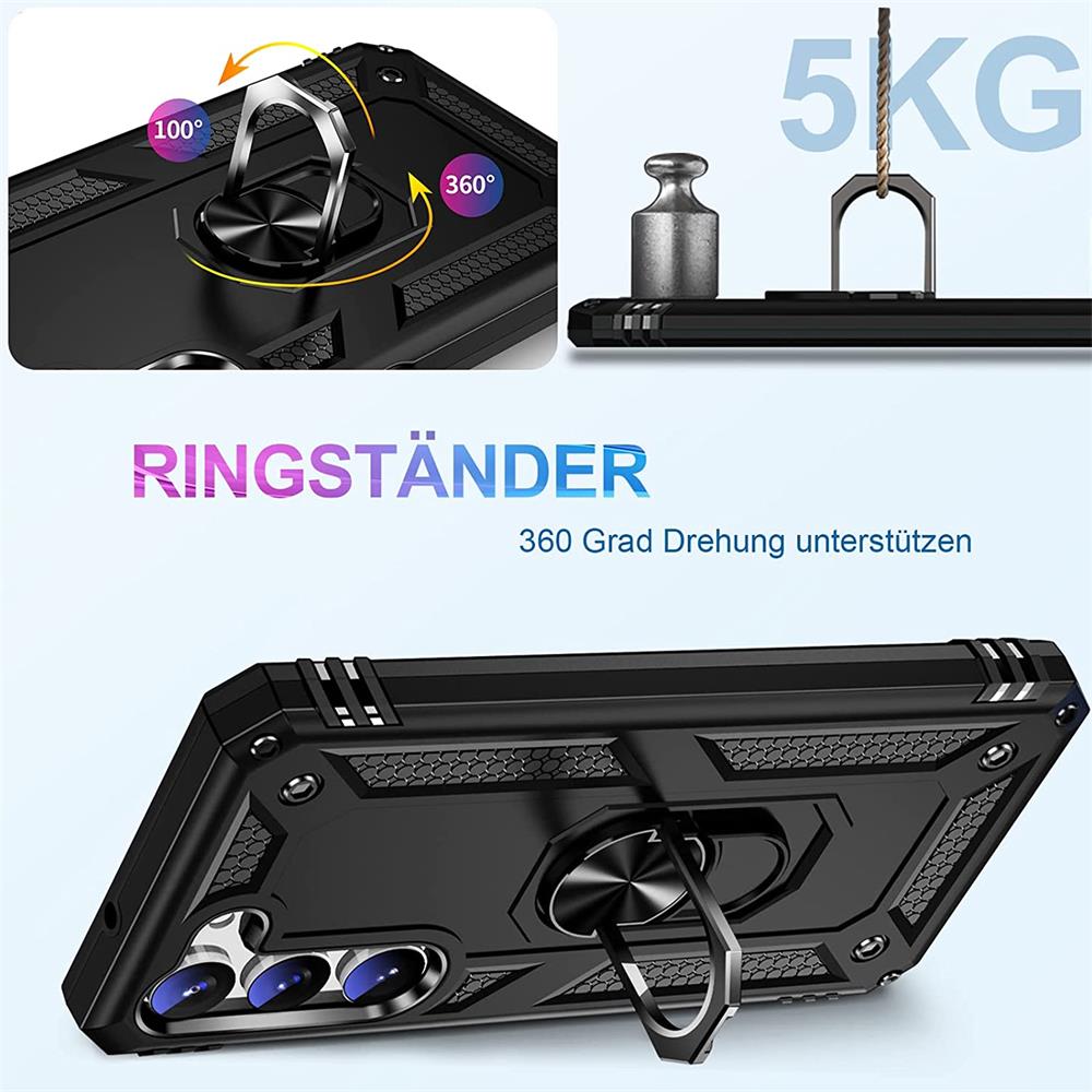 Army Case für Samsung Galaxy S23 Plus in Schwarz