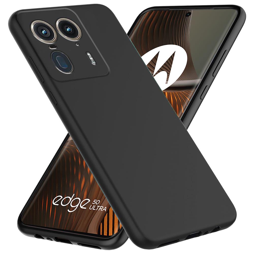 Classic TPU für Motorola Edge 50 Ultra in Schwarz