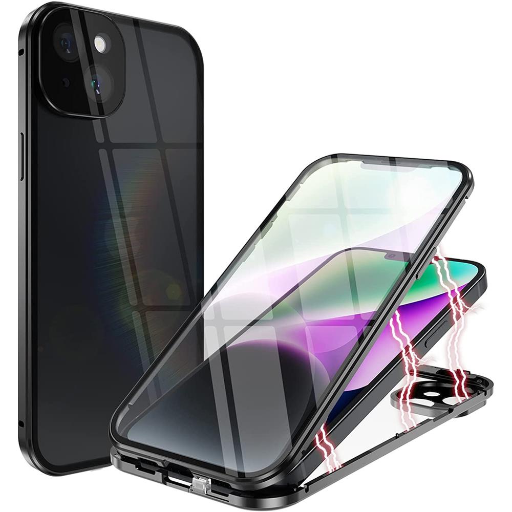 Magnetic 2.0 für Apple iPhone 15 Plus in Schwarz
