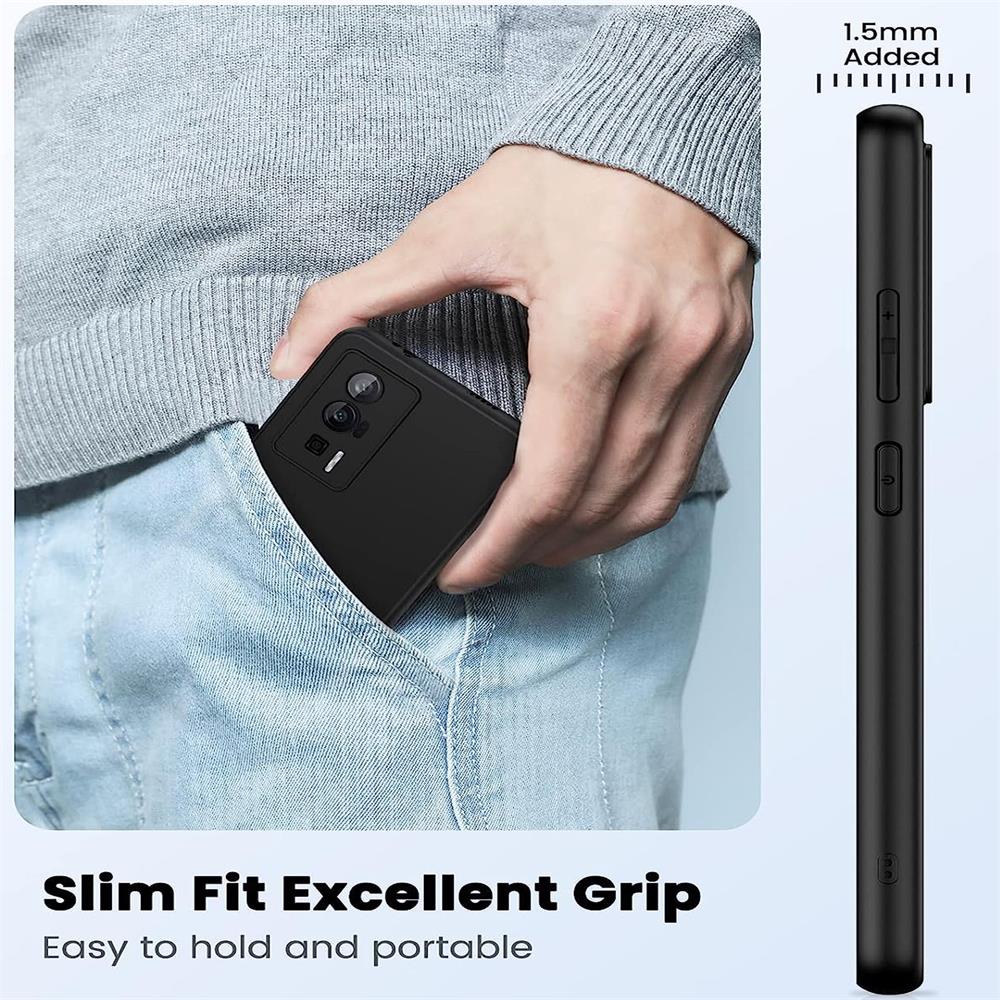 Classic TPU für Xiaomi Poco F5 Pro 5G in Schwarz