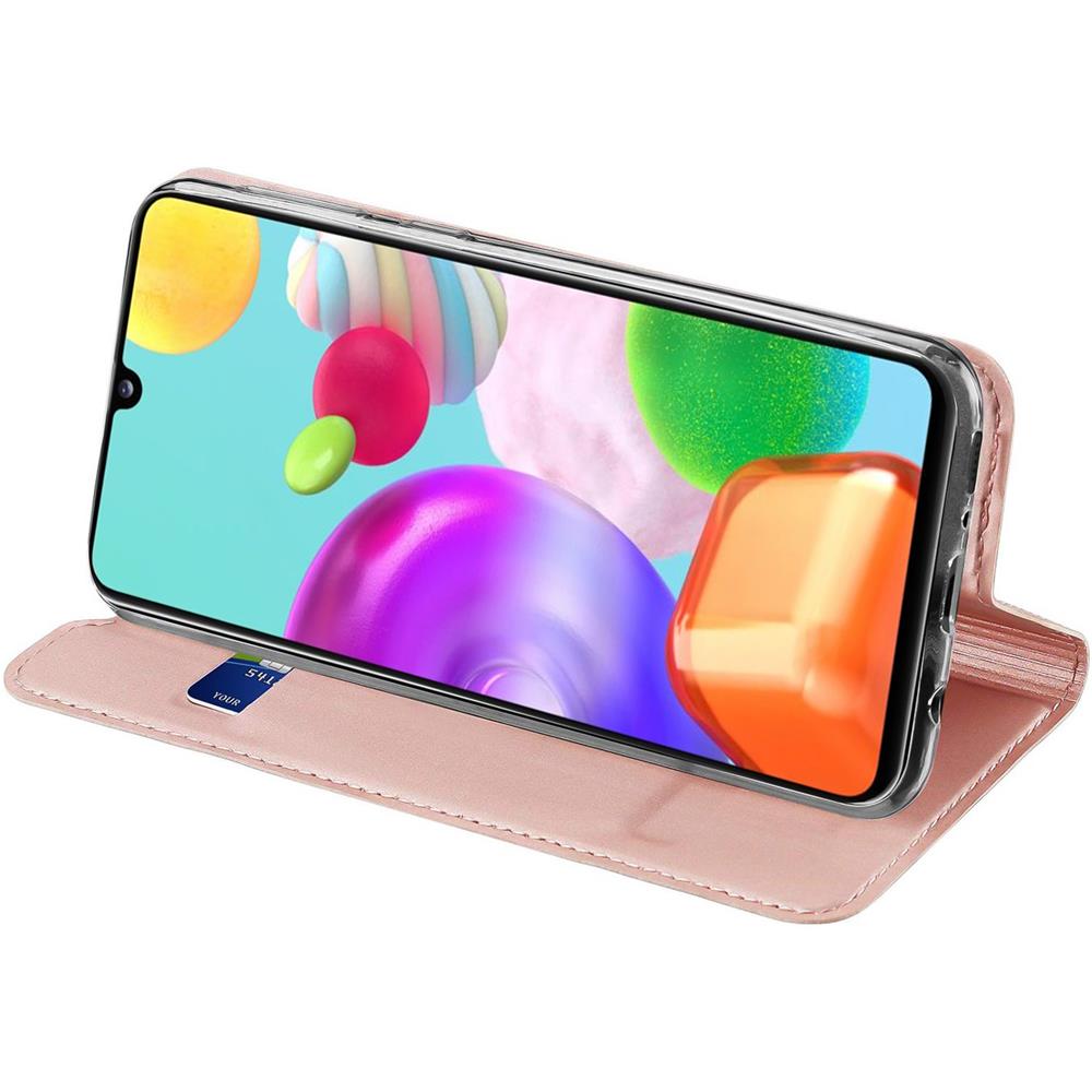 Electroplated Flip für Samsung Galaxy A41 in Rosegold