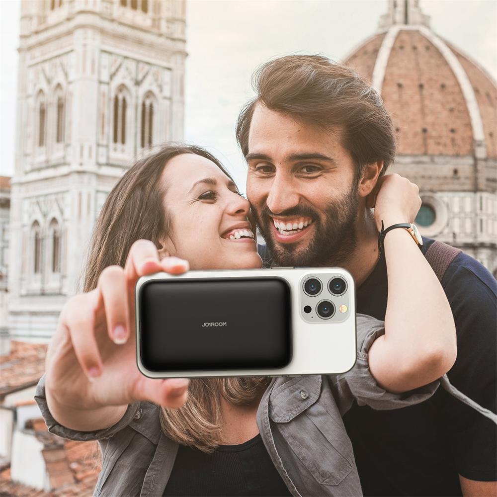 Power Bank - Joyroom - MagSafe JR-W020 - 10000 mAh in Schwarz