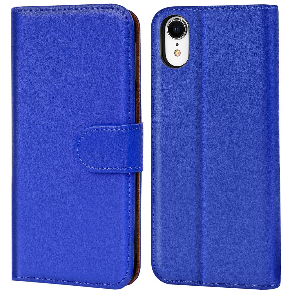 Basic Wallet für Apple iPhone XR in Blau