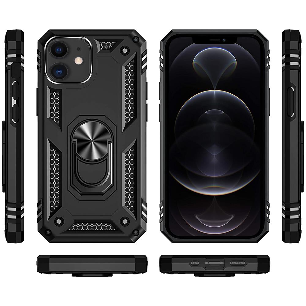 Army Case für Apple iPhone 12 Mini in Schwarz