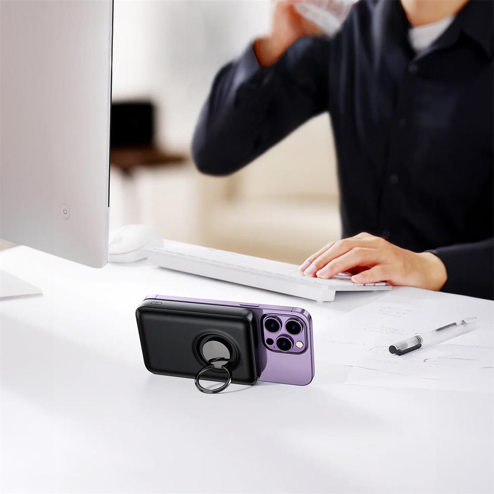 Power Bank - Joyroom - MagSafe JR-W050 - 10000 mAh in Schwarz