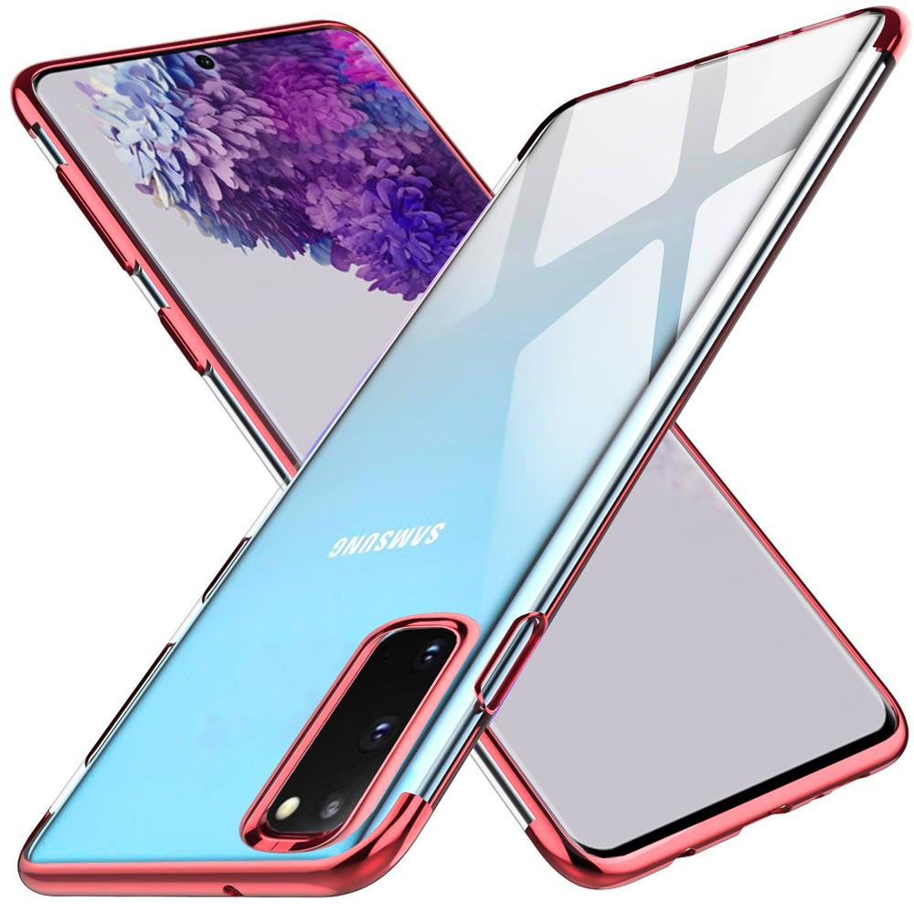 Zero Edge Color für Samsung Galaxy S20 Plus in Rot