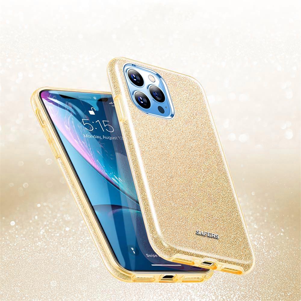 Shiny TPU für Apple iPhone 14 Pro Max in Gold