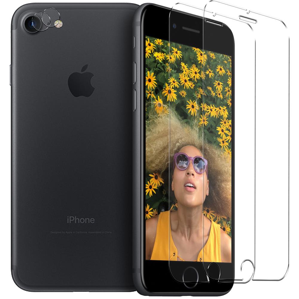 4in1 Glas Set für Apple iPhone 7 / 8 / SE2