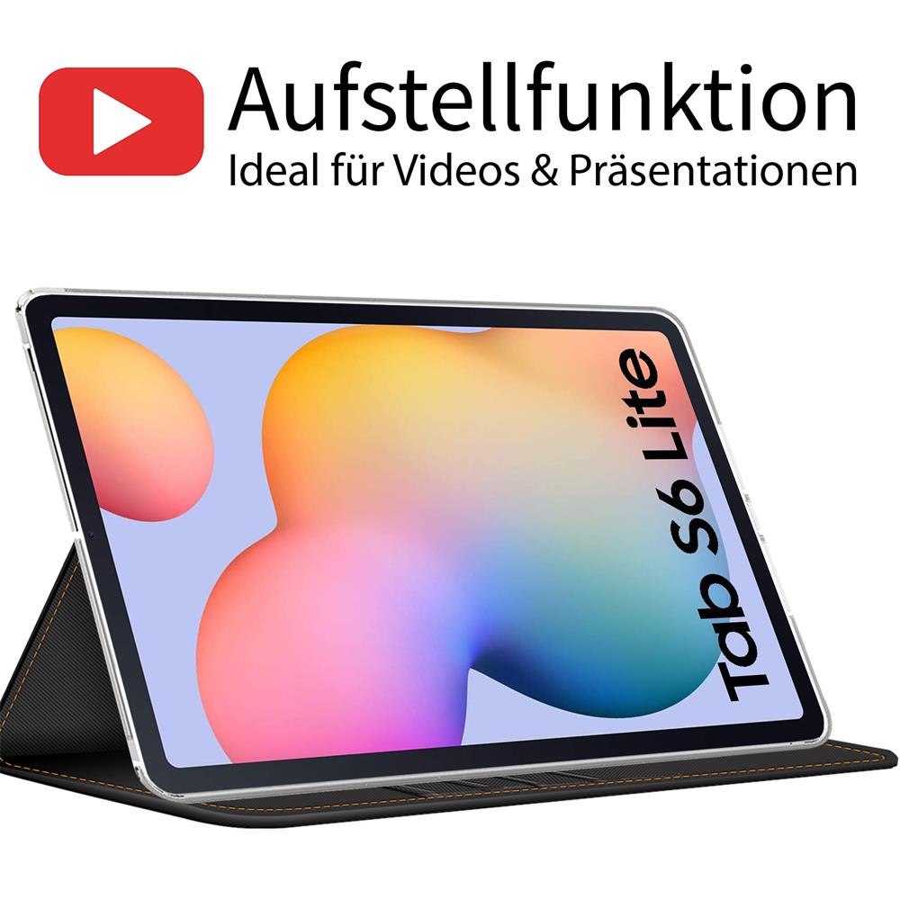 Texture Case für Samsung Galaxy Tab S6 Lite P615 in Grau