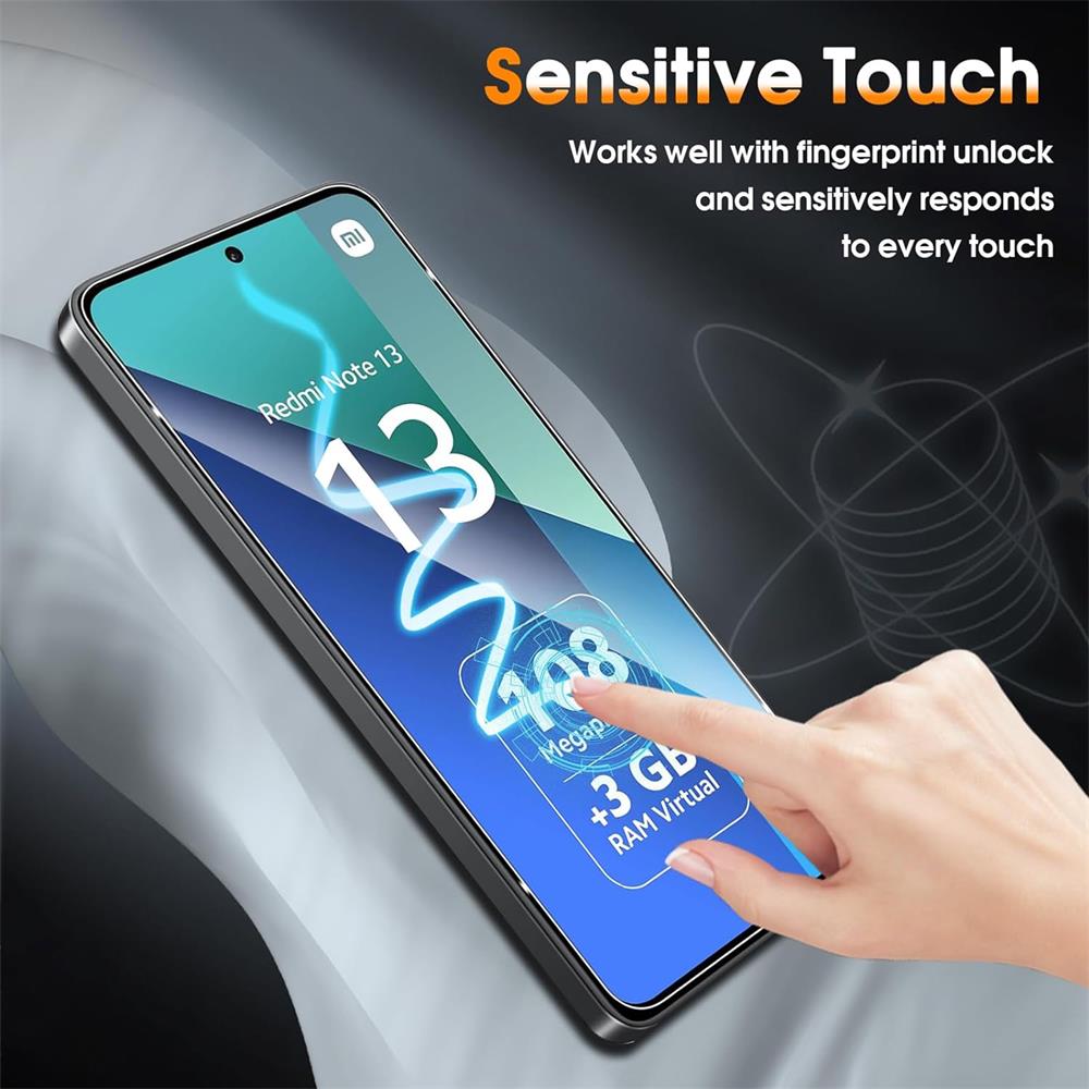 4in1 Glas Set für Xiaomi Redmi Note 13 (4G)