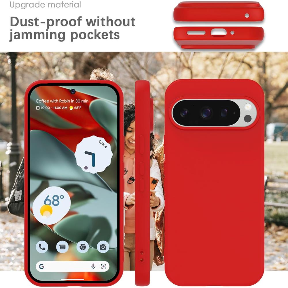Colour TPU für Google Pixel 9 Pro XL in Rot