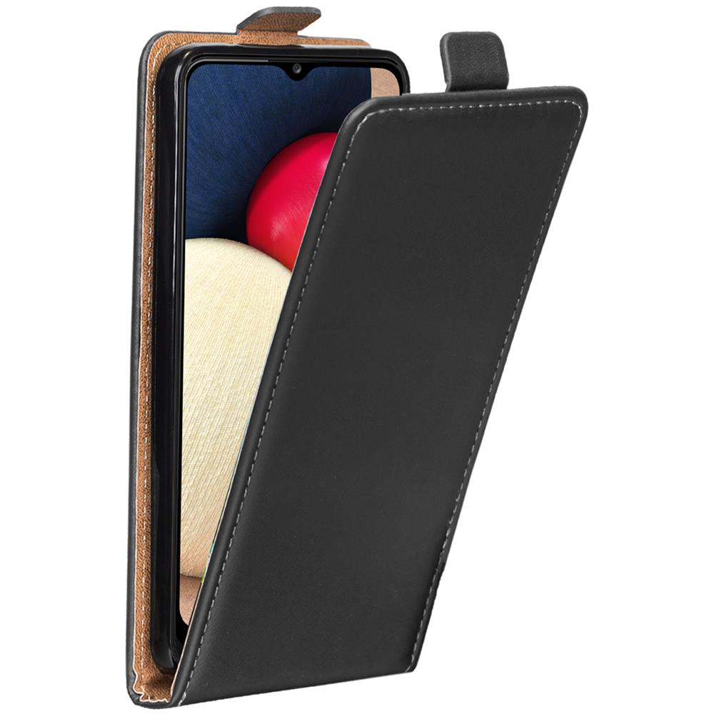 Basic Flip für Samsung Galaxy A03s in Schwarz