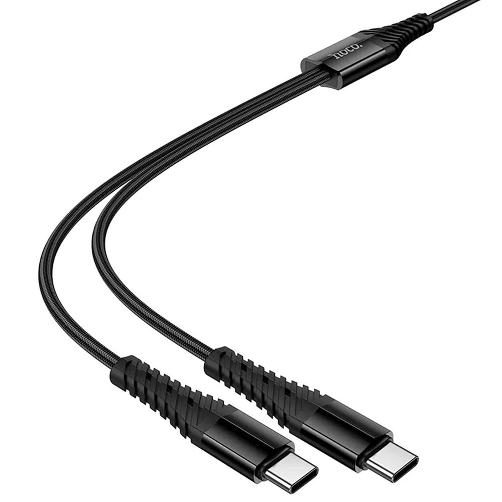 Hoco USB Kabel - X123 2in1 USB-C auf 2x USB-C 1 Meter