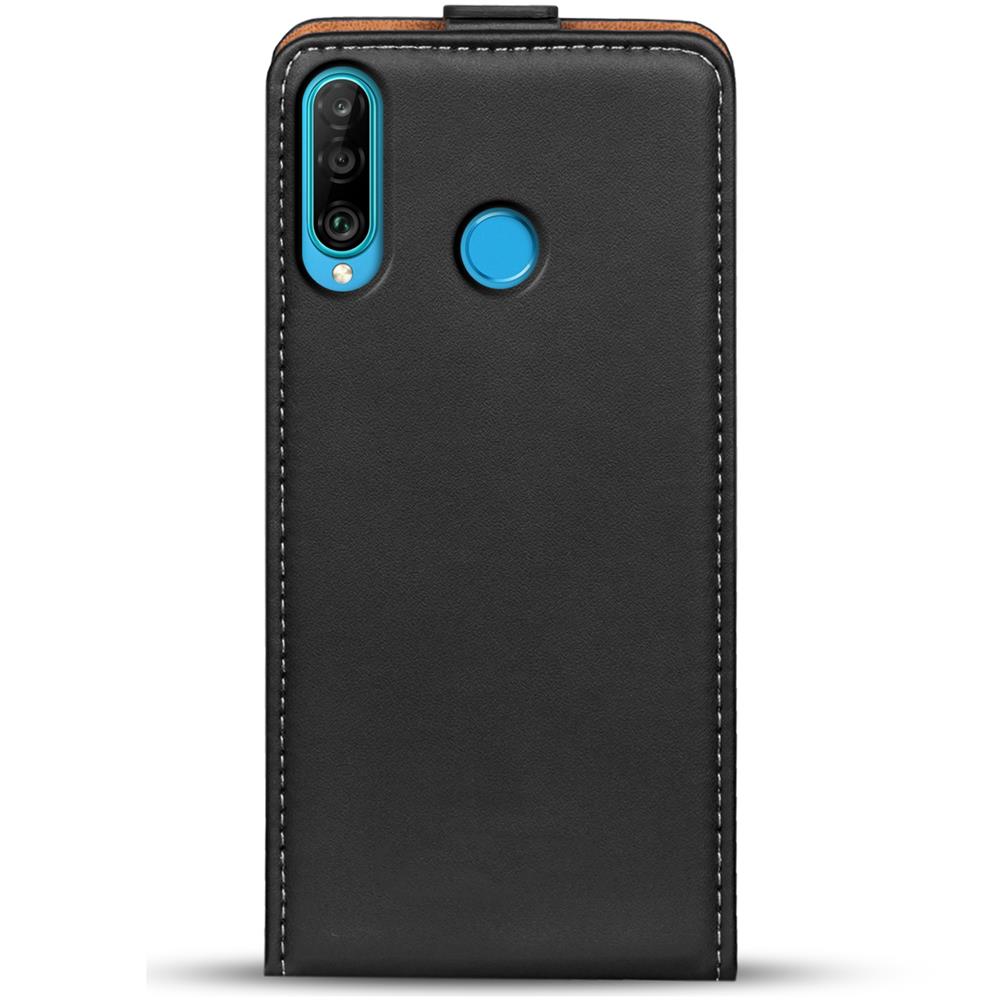 Basic Flip für Huawei P30 Lite in Schwarz